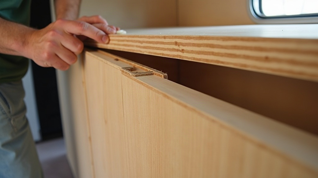 Fixing Plywood Cabinet Squeaks with Felt Tape & Pocket Screws