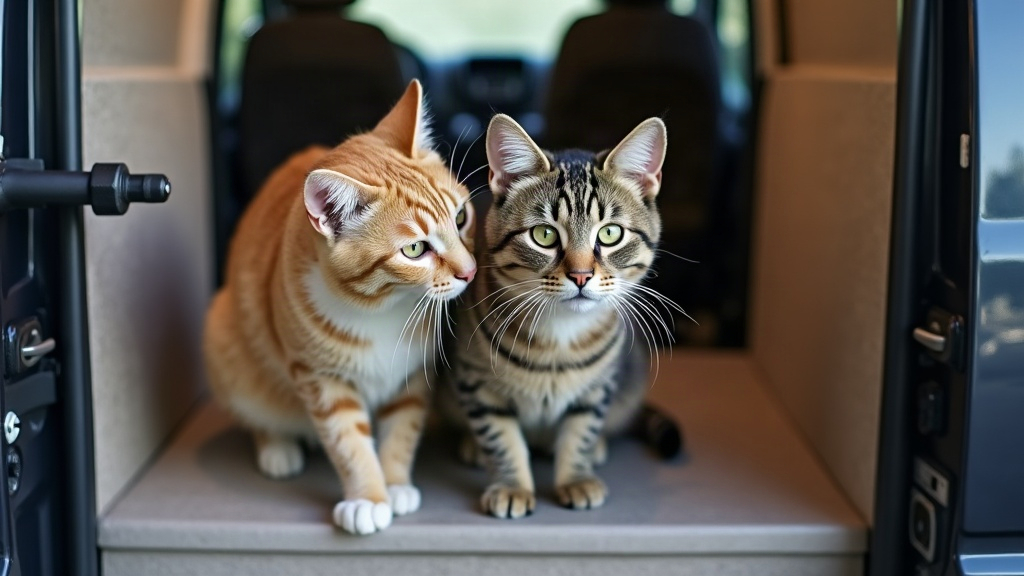 Managing Litter Box Odors in a Ford Transit with Two Cats