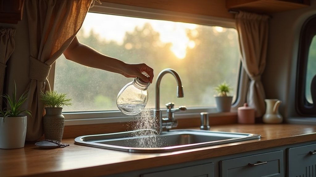 Geschirrspülen mit Sprühflasche & Abzieher: Wasser sparen unterwegs
